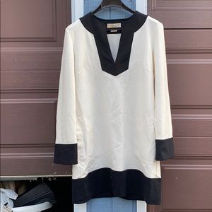 Michael Kors Off white and black 33in dress